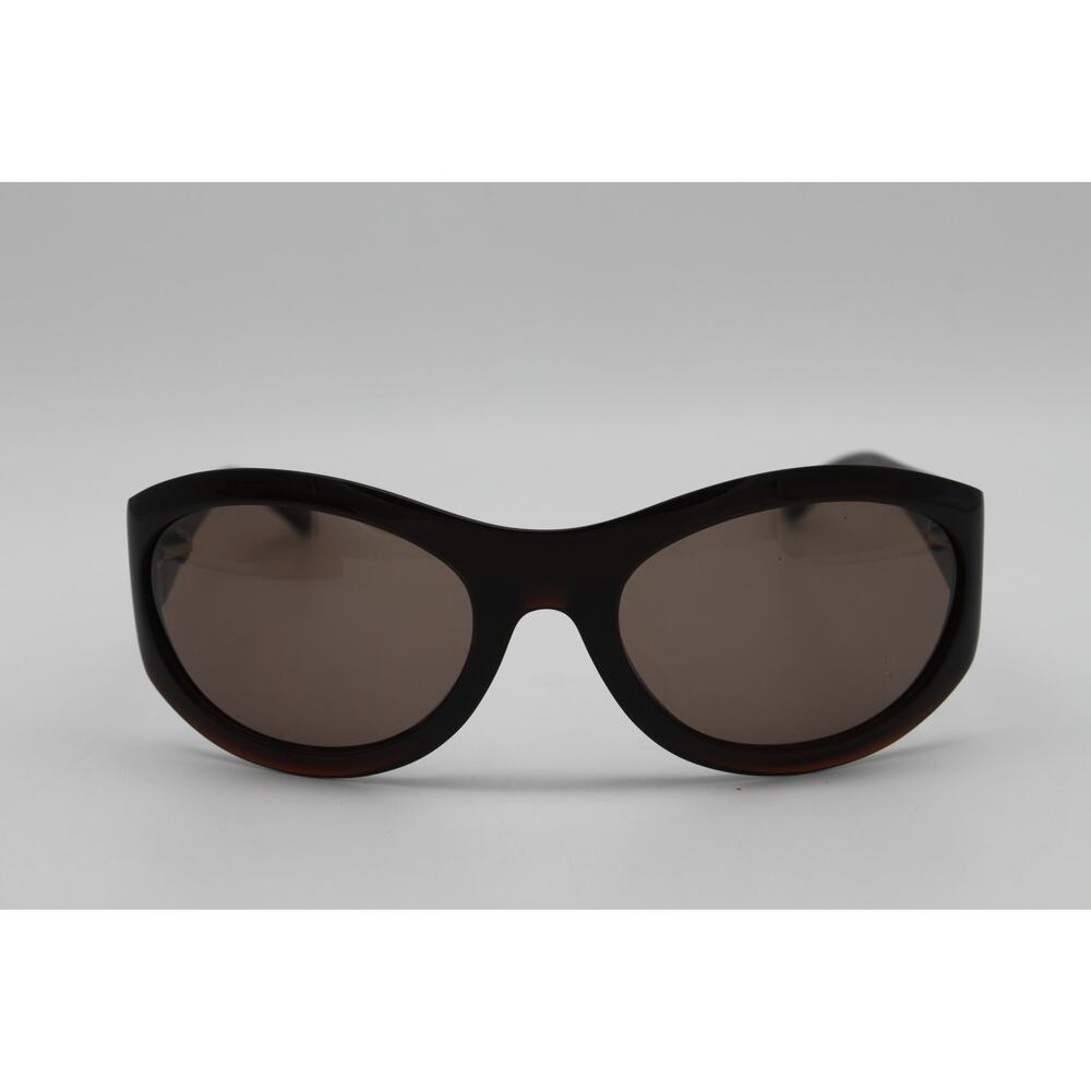 Bottega Veneta Black Oversized Rounded Sunglasses with Brown Gradient Lenses - Picture 3 of 12